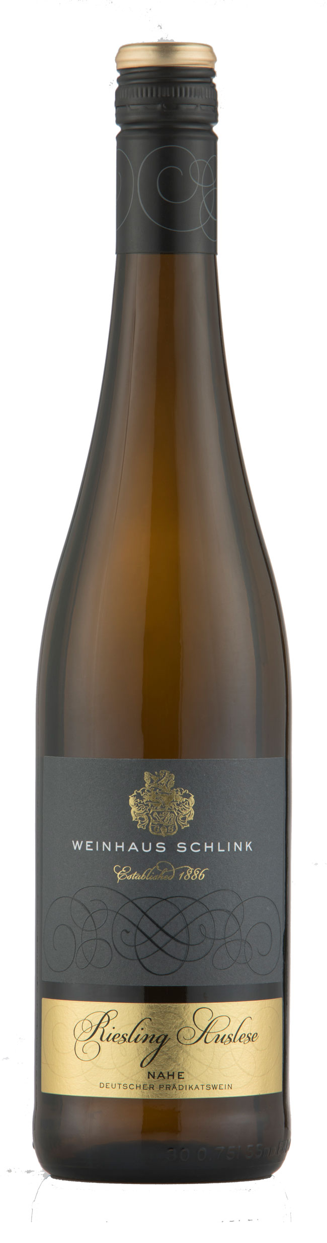 Weinhaus Schlink Riesling Auslese - blå flaske