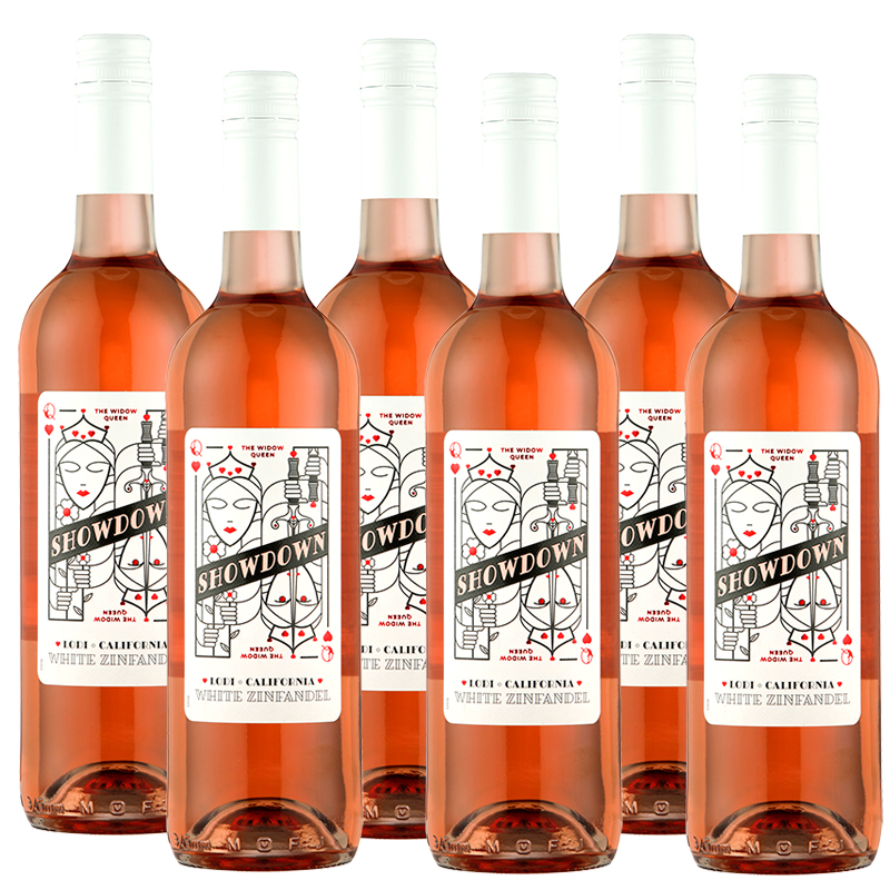 Showdown White Zinfandel Lodi The Widow Queen