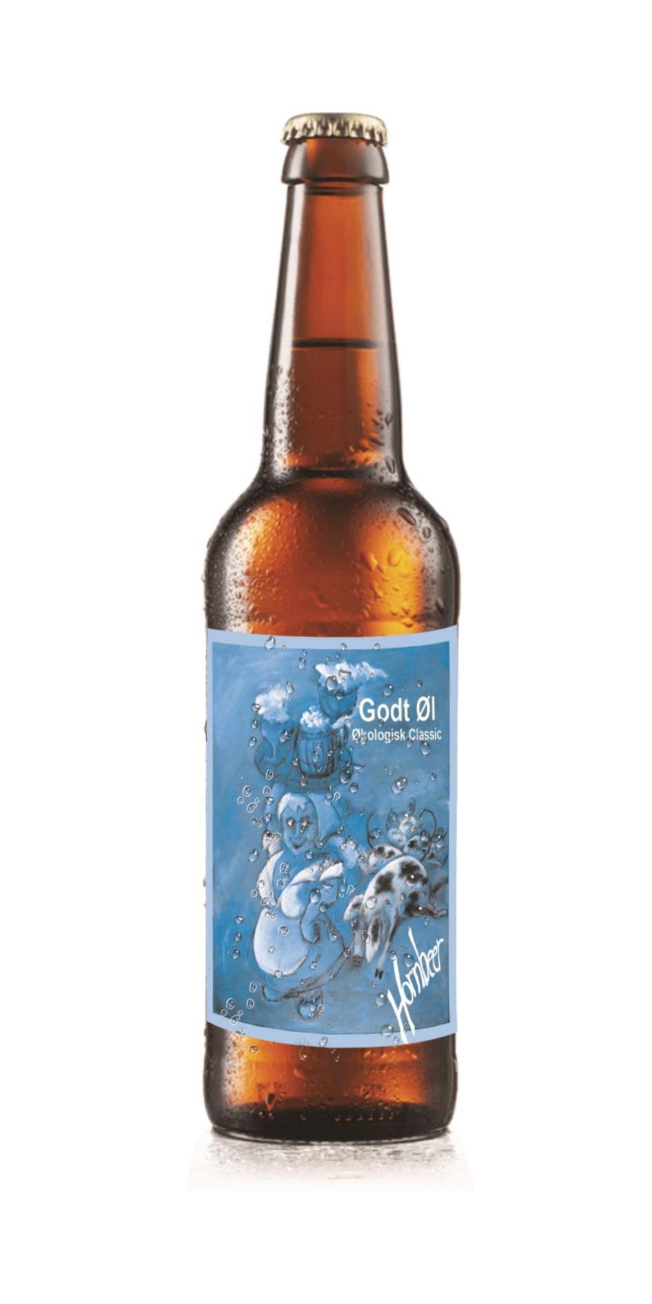 Hornbeer Godt Øl ØKO Classic 33 cl. 4,8%