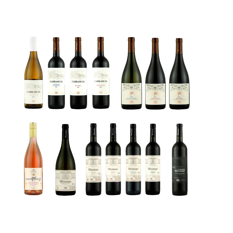 Mikskasse Weinert fuldt sortiment 14 fl.