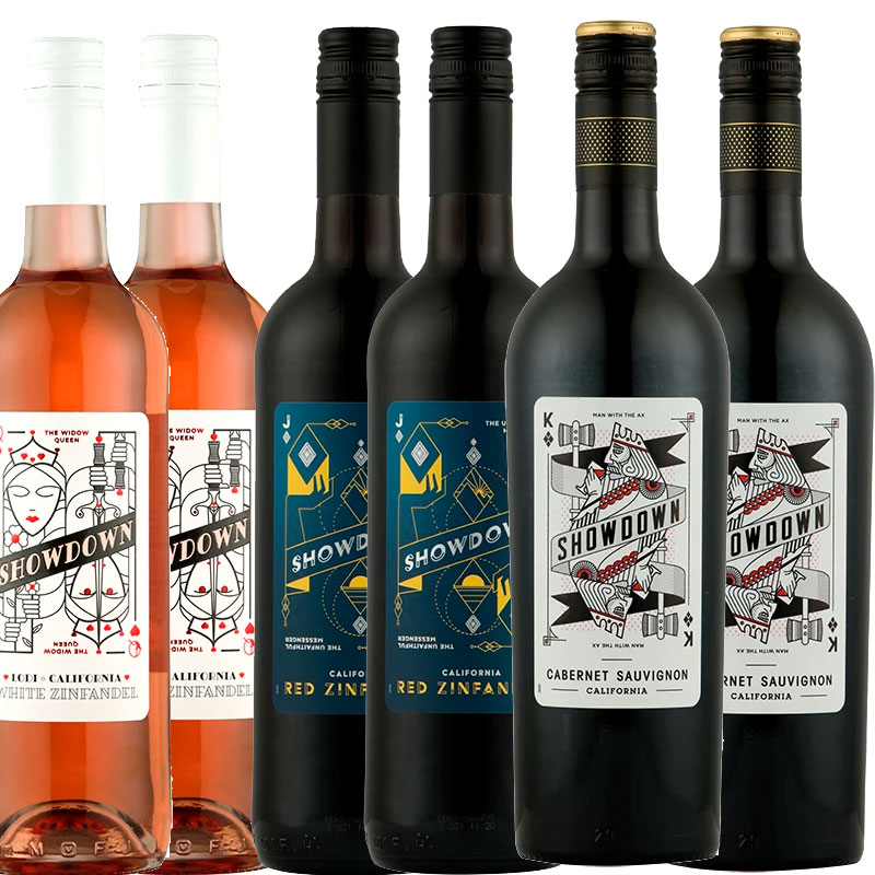Showdown mikskasse 6 flasker