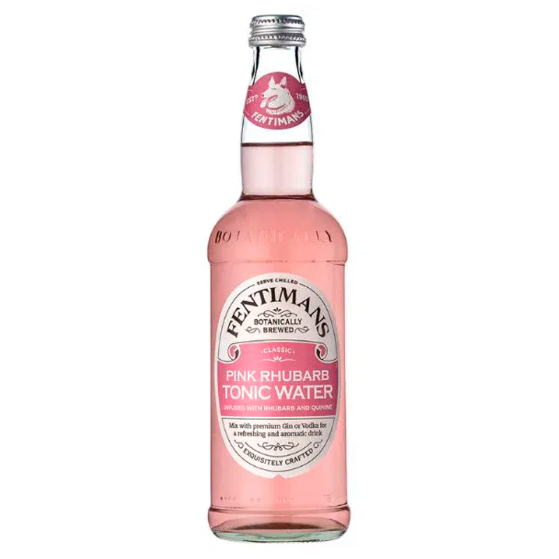 Fentimans Pink Rhubarb Tonic Water 50cl.