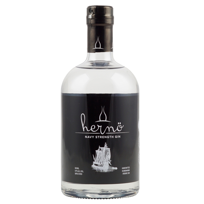 Hernö Øko Navy Strenght Gin 50cl. 57% Herno