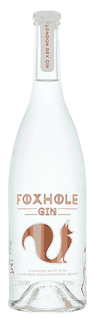 Foxhole Gin 40% 70 cl. UK grapes London Dry Gin