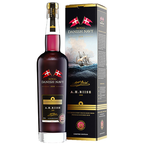 A.H. Riise Royal Danish Navy Rum 55% 70 cl.