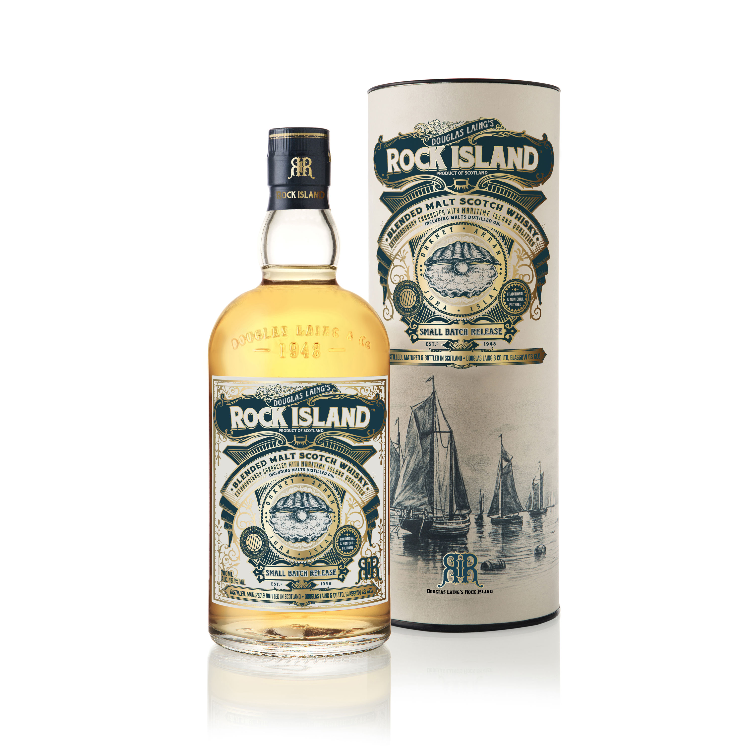 Rock Oyster Maritime Island Blend Malt 46,8% 70 cl