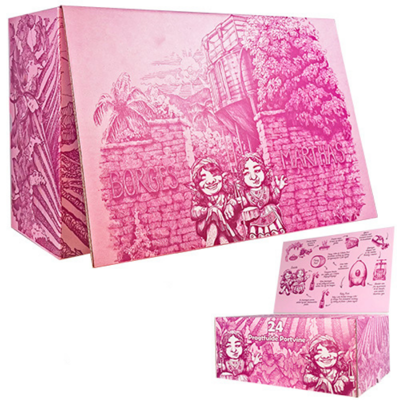 Martha's julekalender med 24 forskellige portvine